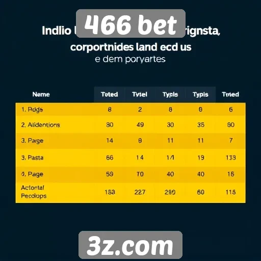 Comparativo de odds entre 466 bet e concorrentes